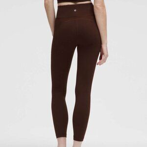 NWT Lululemon Groove High-Rise Ribbed Panel Tight 25", Sz 6, Lava Cakes